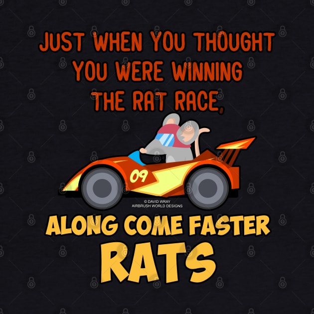 You Thought You Were Winning The Rat Race Funny Inspirational Novelty Gift by Airbrush World